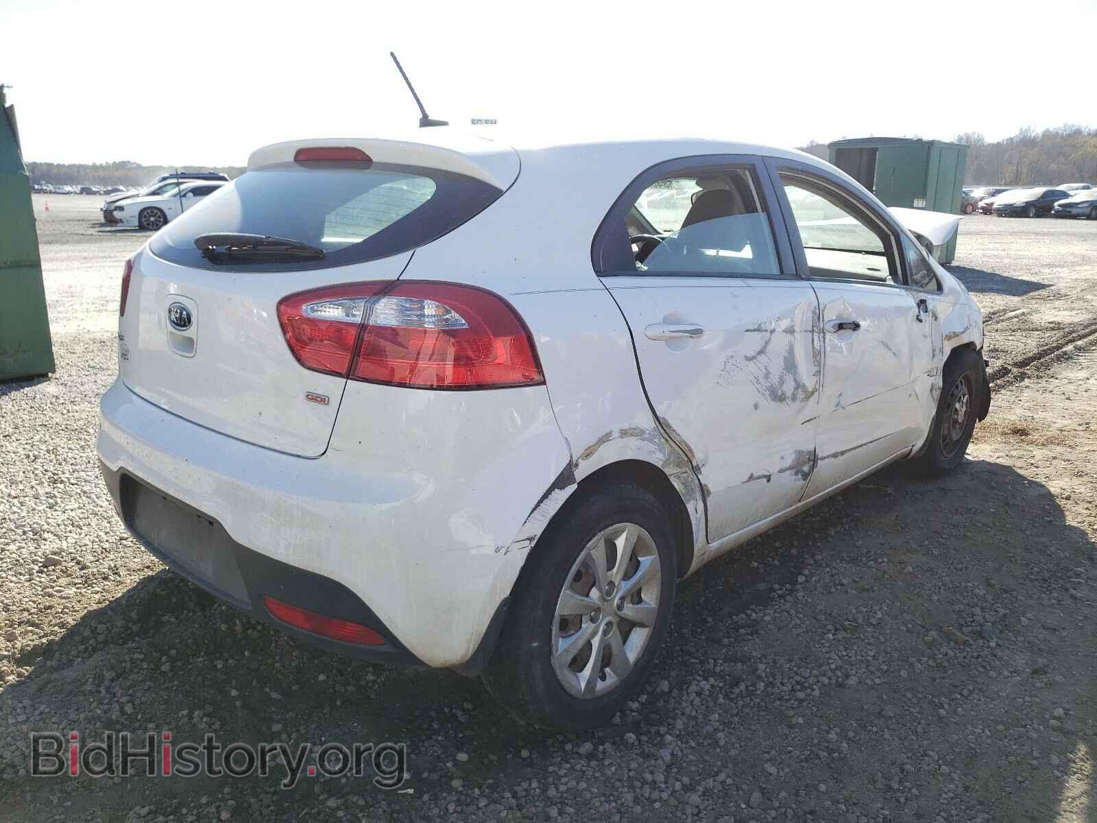 2012 KIA RIO - VIN: KNADM5A38C6093540 - Фото 4