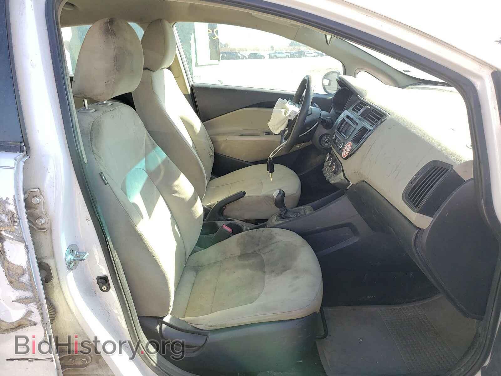 2012 KIA RIO - VIN: KNADM5A38C6093540 - Фото 5