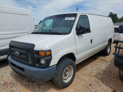 2011 Ford ALL MODELS E250 Van, white — VIN 1FTNE2ELXBDB33494, Copart