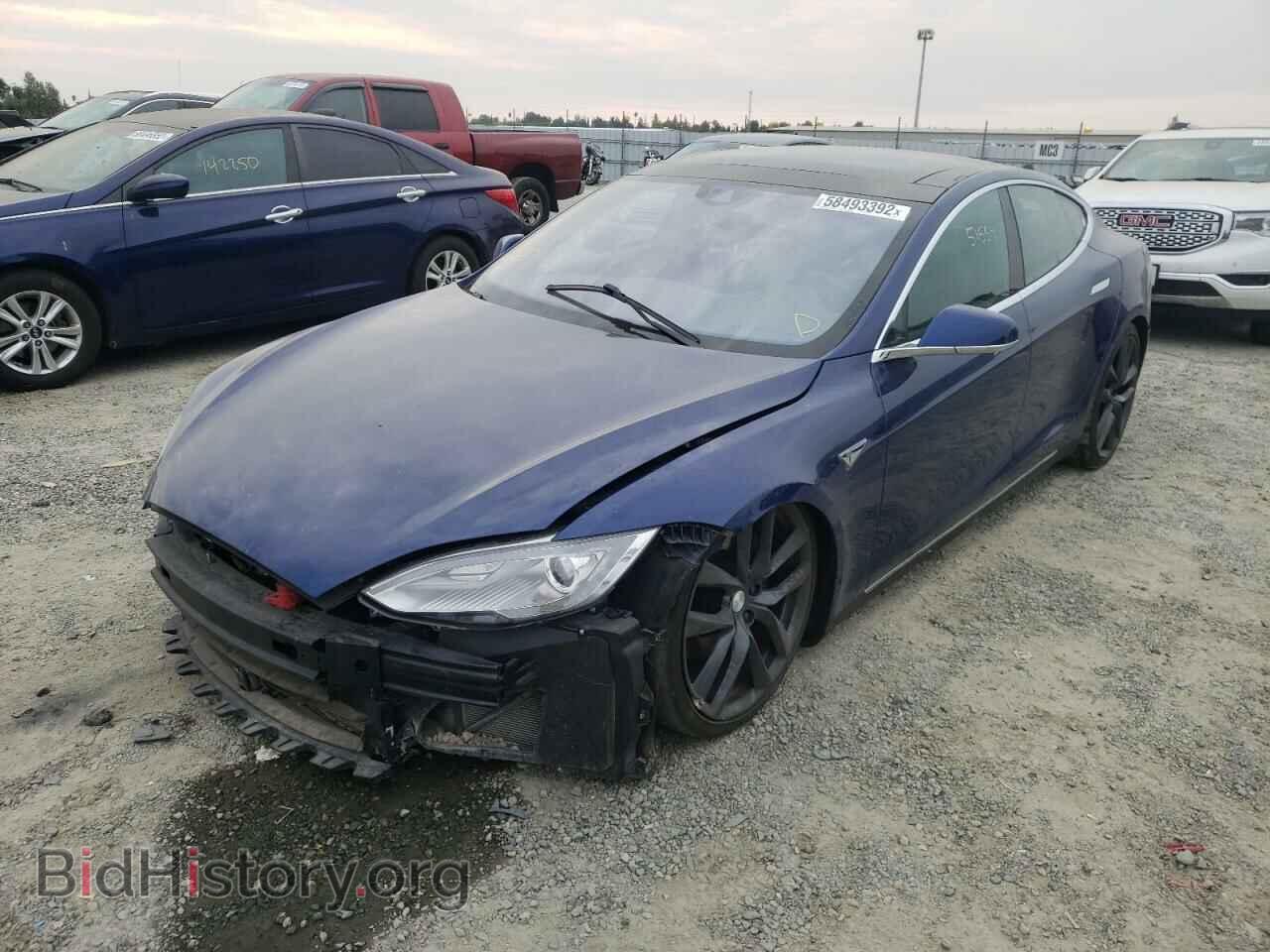 2015 TESLA MODEL S - VIN: 5YJSA1S28FF091720 - Фото 2