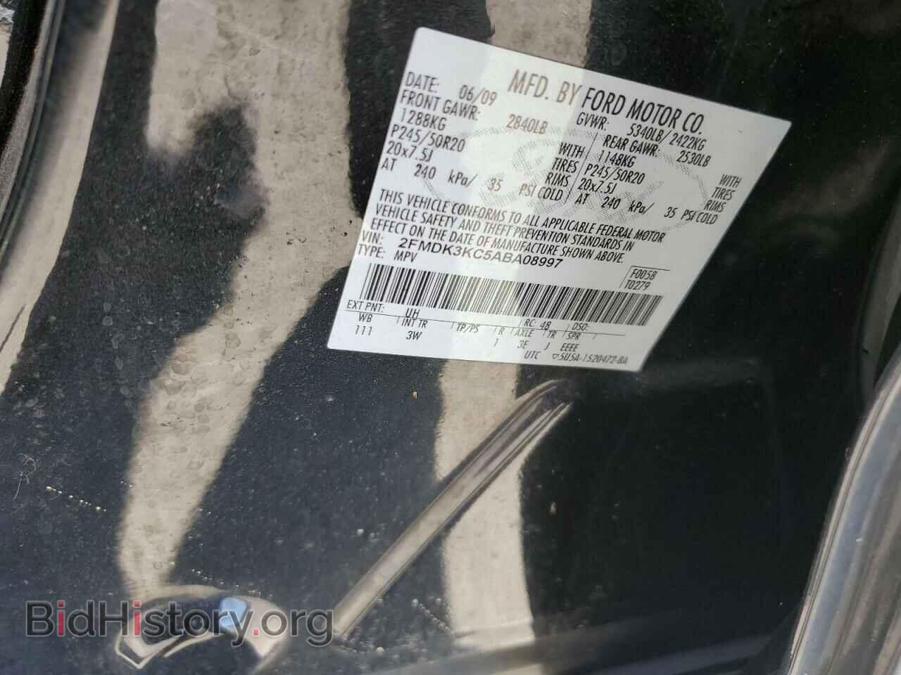 2010 FORD EDGE - VIN: 2FMDK3KC5ABA08997 - Фото 13