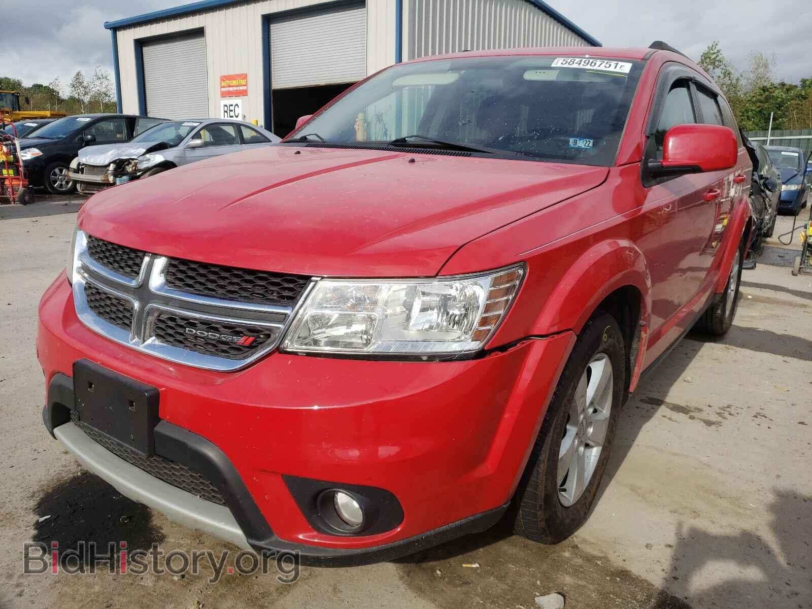 2012 DODGE JOURNEY - VIN: 3C4PDCBB8CT362829 - Фото 2
