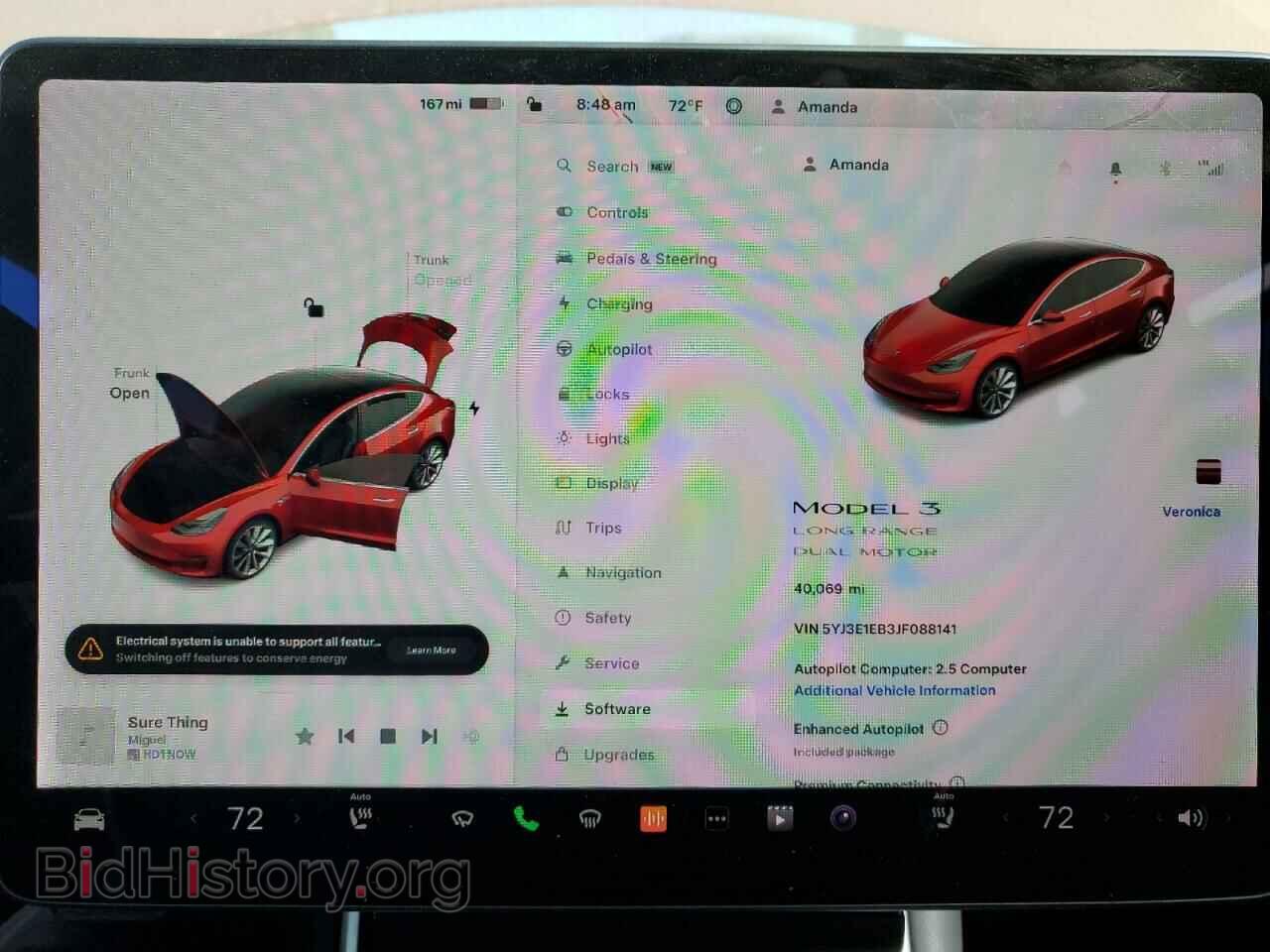 2018 TESLA MODEL 3 - VIN: 5YJ3E1EB3JF088141 - Photo 9