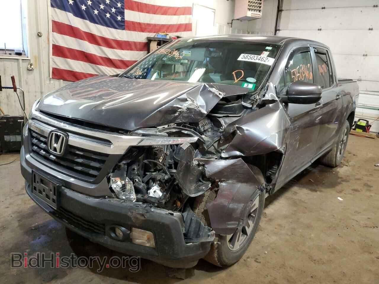 2017 HONDA RIDGELINE - VIN: 5FPYK3F64HB007015 - Фото 2