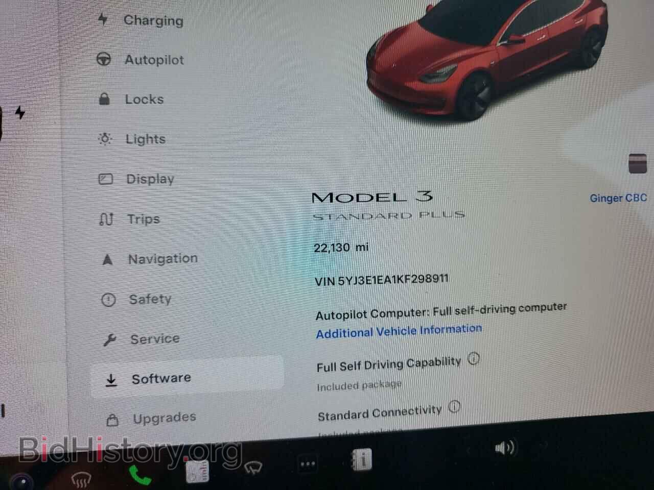 2019 TESLA MODEL 3 - VIN: 5YJ3E1EA1KF298911 - Фото 9