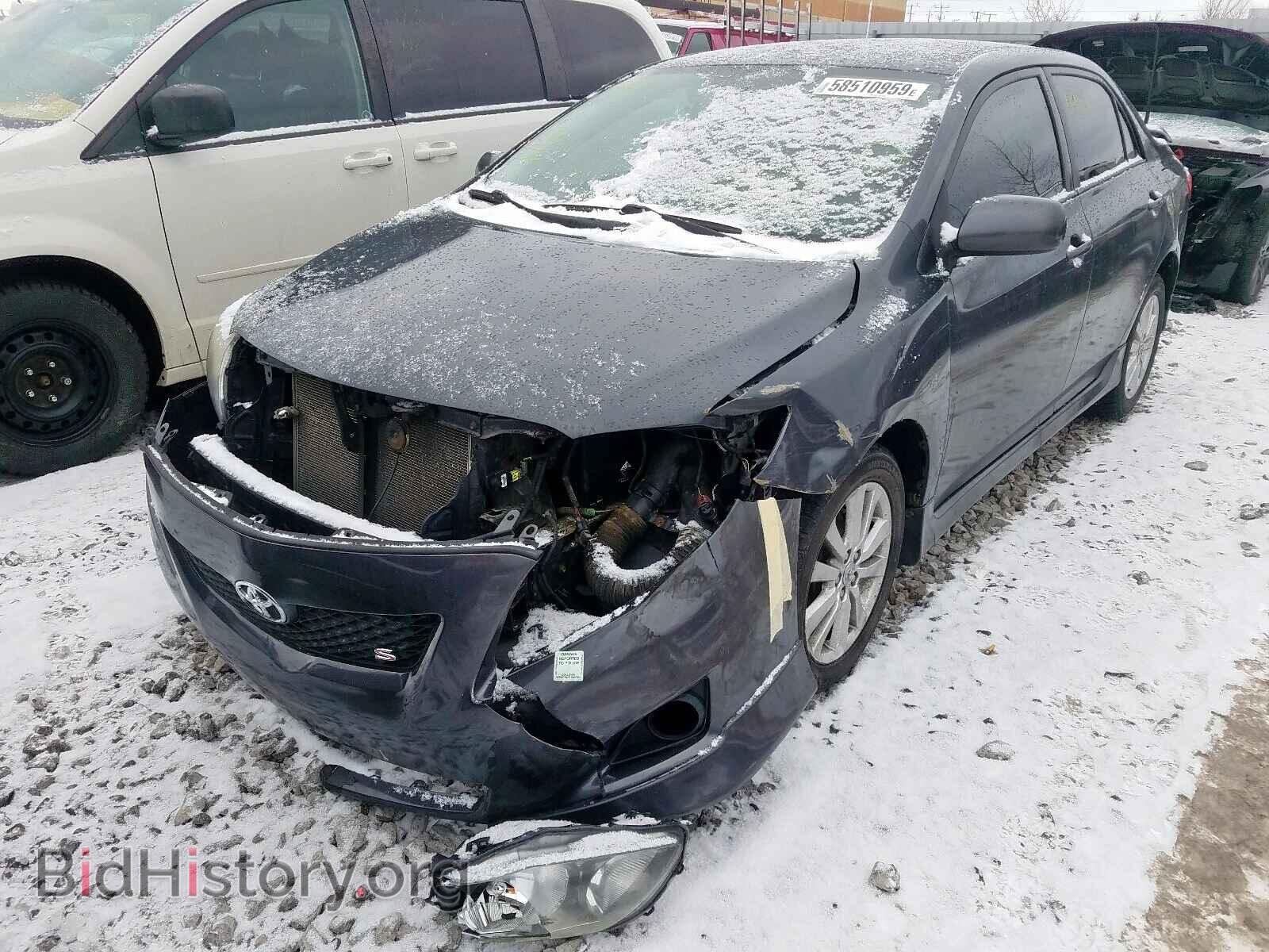 2010 TOYOTA COROLLA BA - VIN: 2T1BU4EE4AC210343 - Фото 2