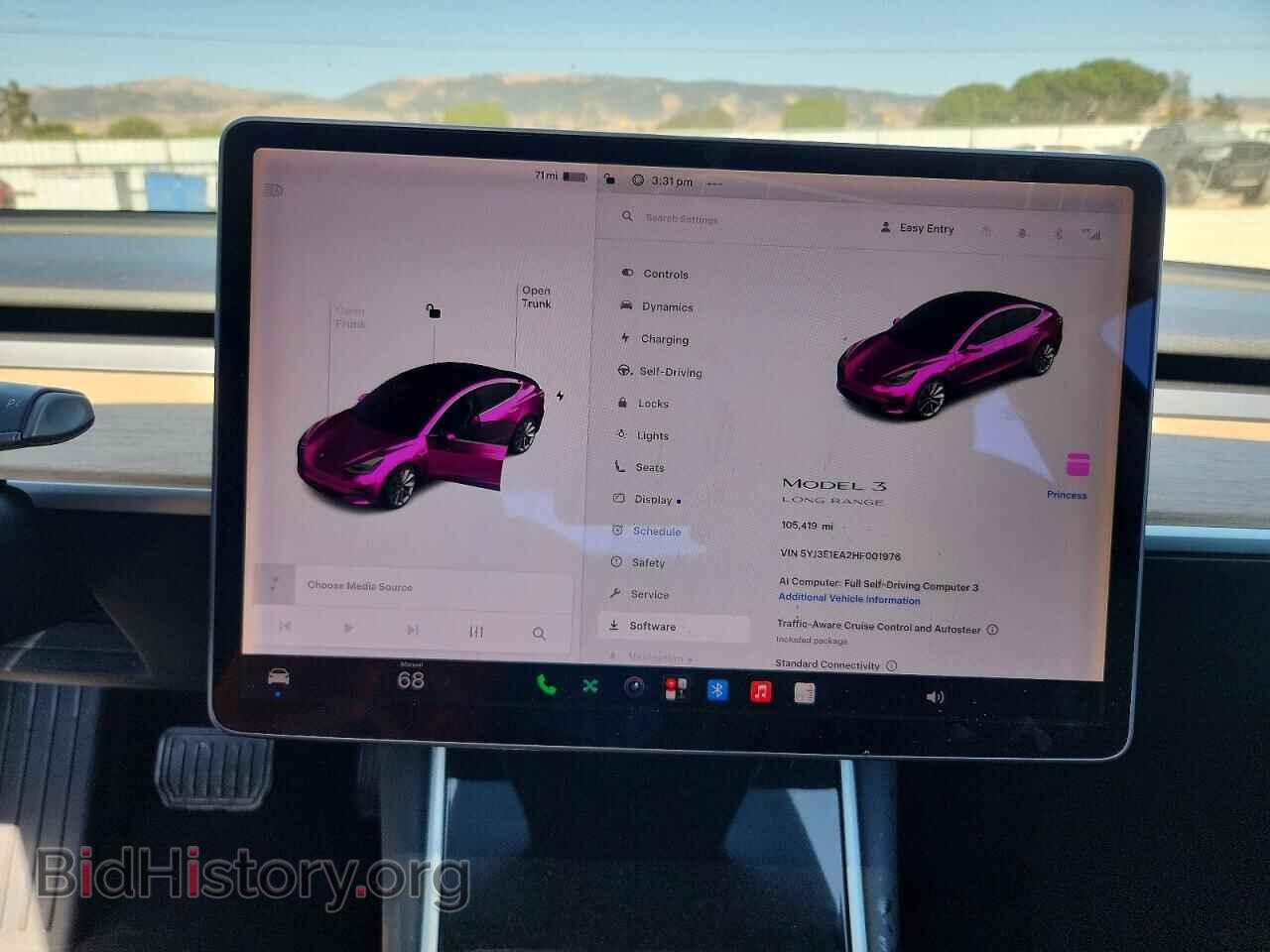 2017 TESLA MODEL 3 - VIN: 5YJ3E1EA2HF001976 - Photo 9