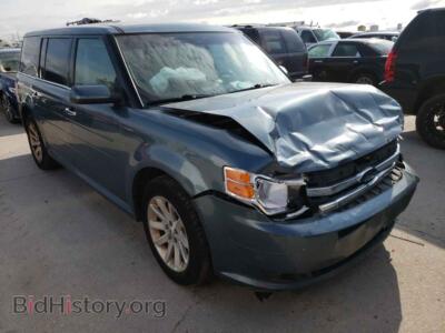 2010 Ford FLEX Flex SEL, синий — VIN 2FMGK5CC6ABA66348, Copart