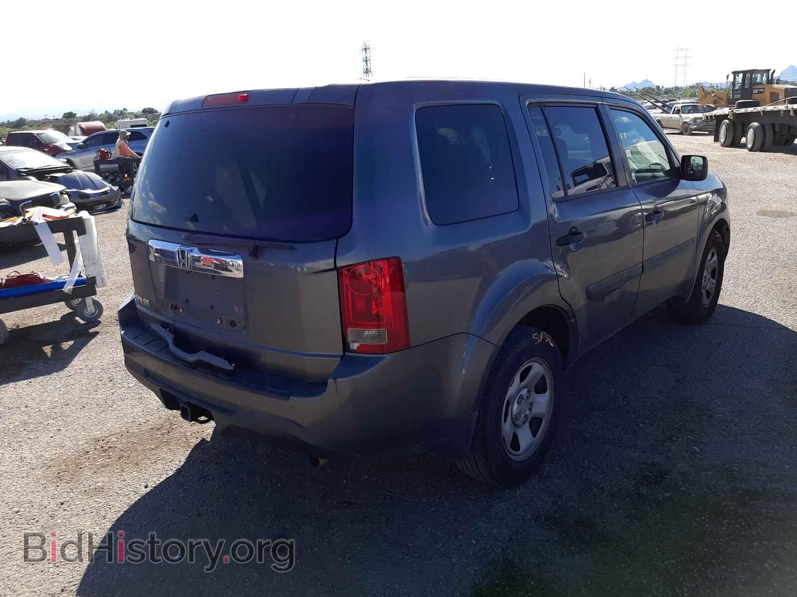 2013 HONDA PILOT - VIN: 5FNYF3H22DB002025 - Фото 4