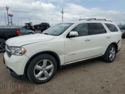 2011 Dodge DURANGO Citadel, белый — VIN 1D4SE5GTXBC707408, Copart