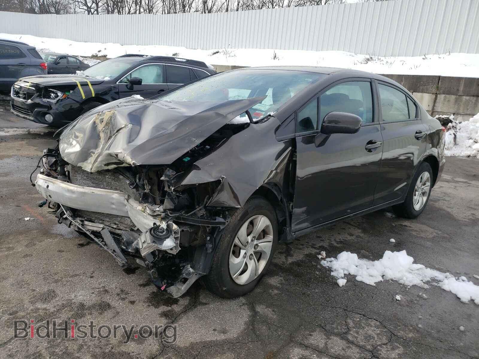 2014 HONDA CIVIC - VIN: 2HGFB2F57EH516590 - Фото 2