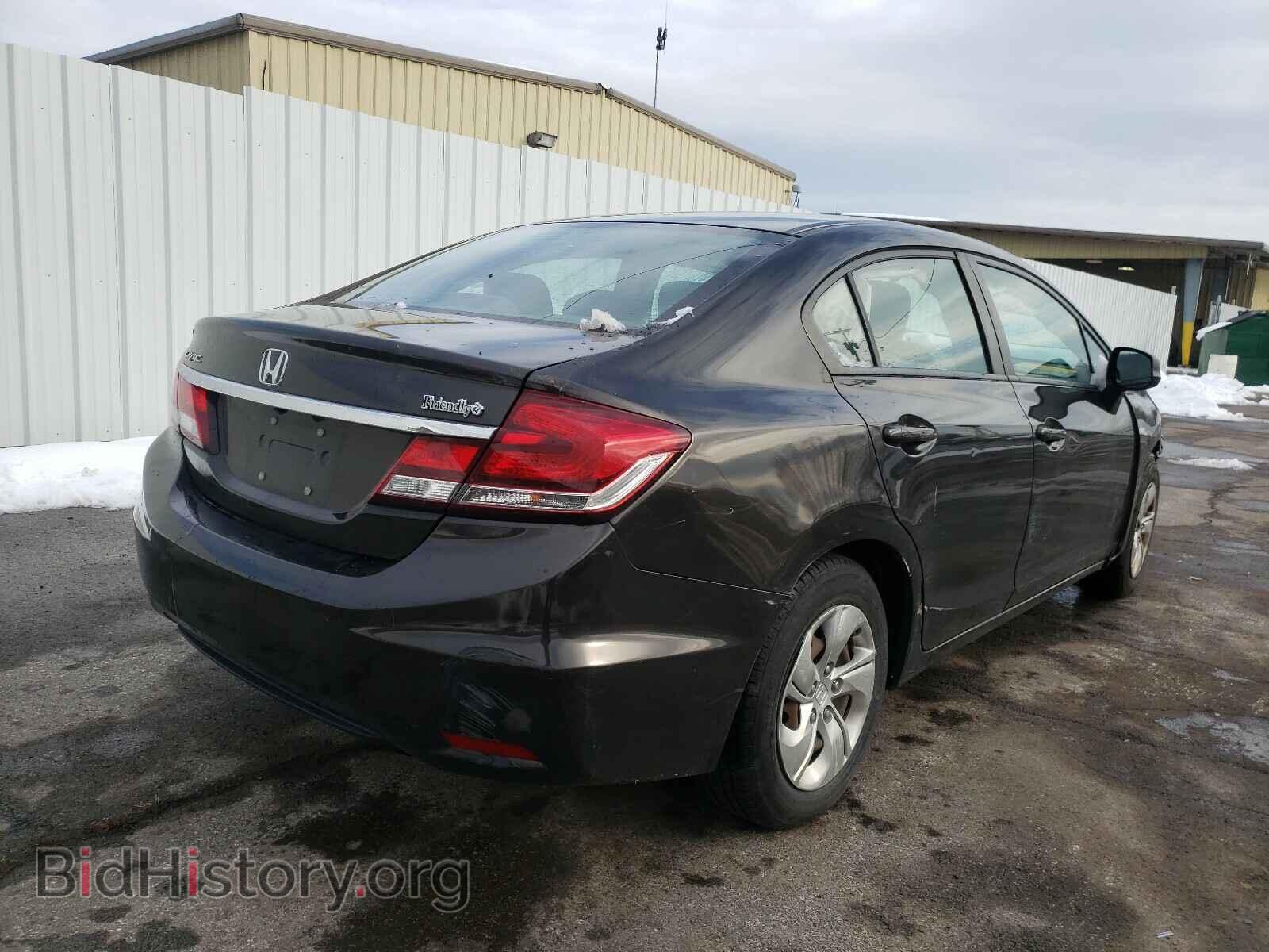 2014 HONDA CIVIC - VIN: 2HGFB2F57EH516590 - Фото 4
