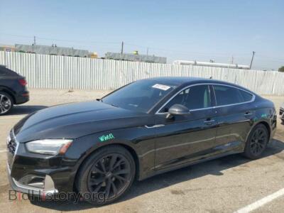 2021 Audi A5 Premium 40, черный — VIN WAUABCF5XMA027626, Copart