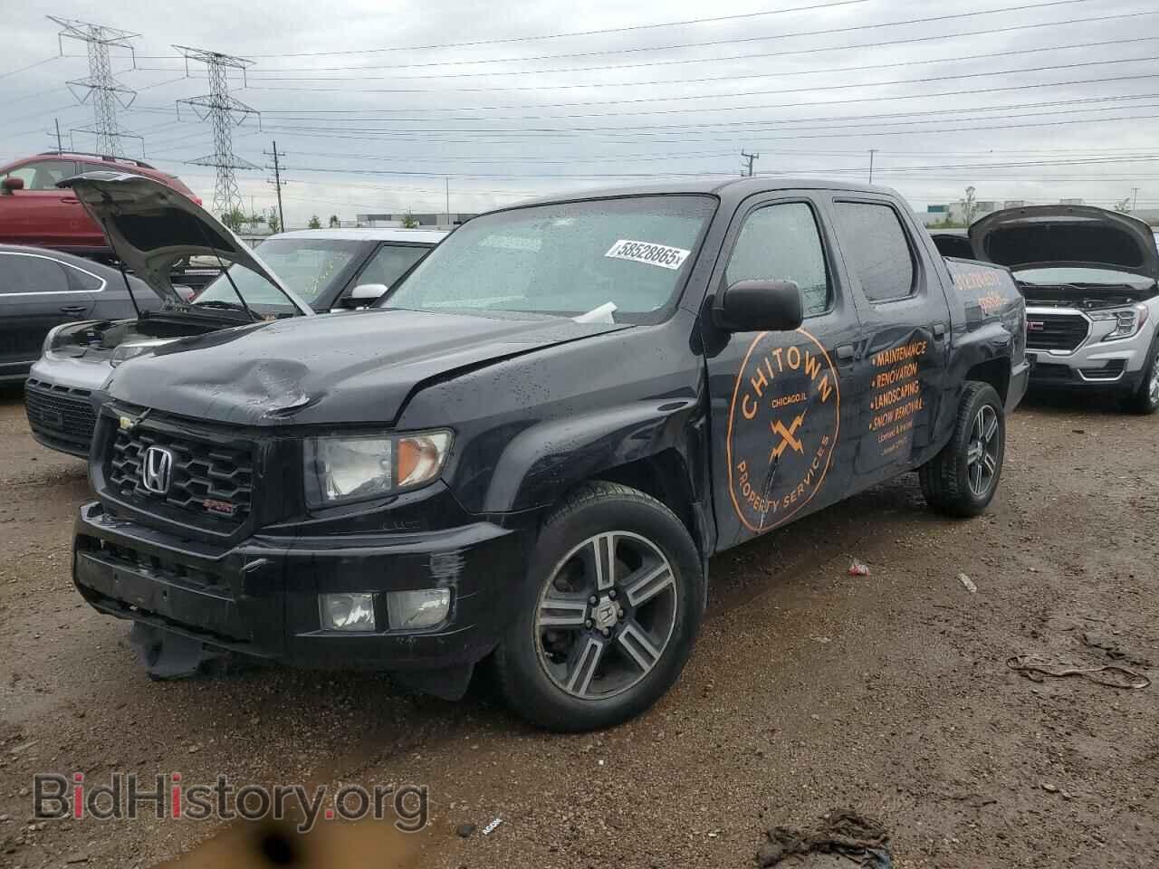 Photo 5FPYK1F79EB014423 - HONDA RIDGELINE 2014
