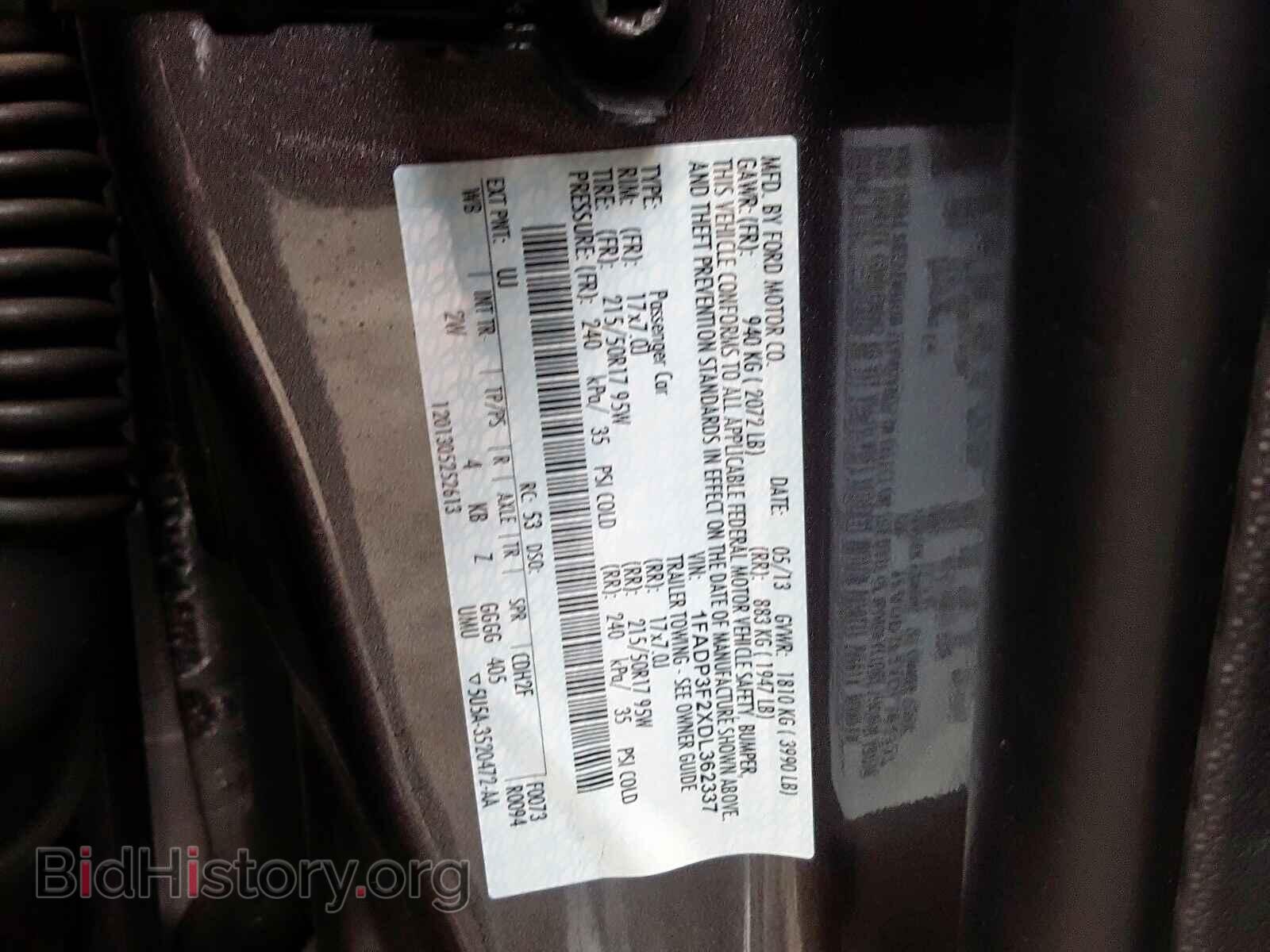 2013 FORD FOCUS - VIN: 1FADP3F2XDL362337 - Photo 10