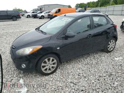 2011 Mazda 2, черный — VIN JM1DE1HY8B0128265, Copart