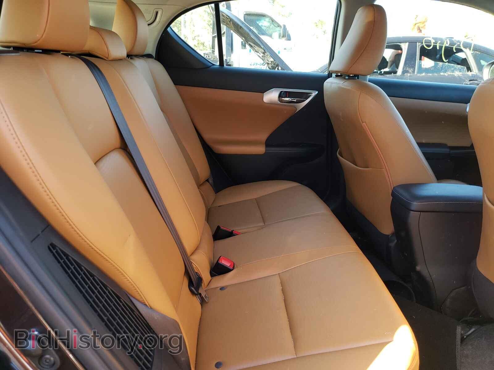 2012 LEXUS CT 200 - VIN: JTHKD5BH1C2097441 - Фото 6