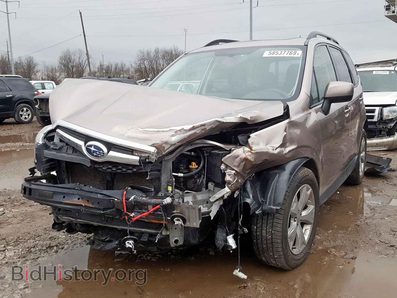 2014 SUBARU FORESTER - VIN: JF2SJAEC2EH477294 - Фото 2