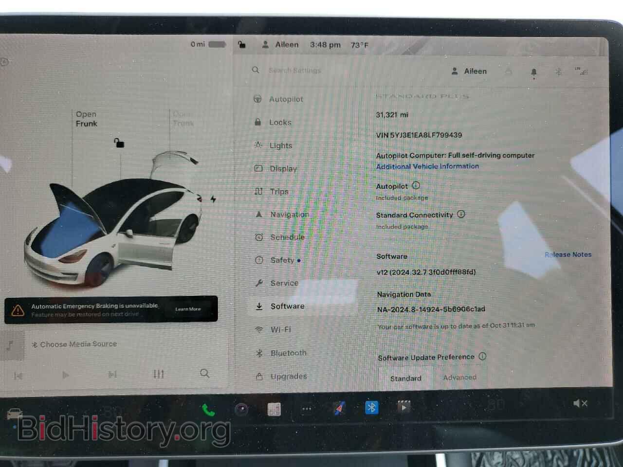 2020 TESLA MODEL 3 - VIN: 5YJ3E1EA8LF799439 - Photo 9