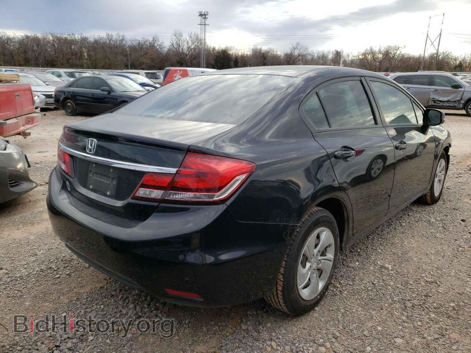 2013 HONDA CIVIC - VIN: 19XFB2F52DE081485 - Фото 4