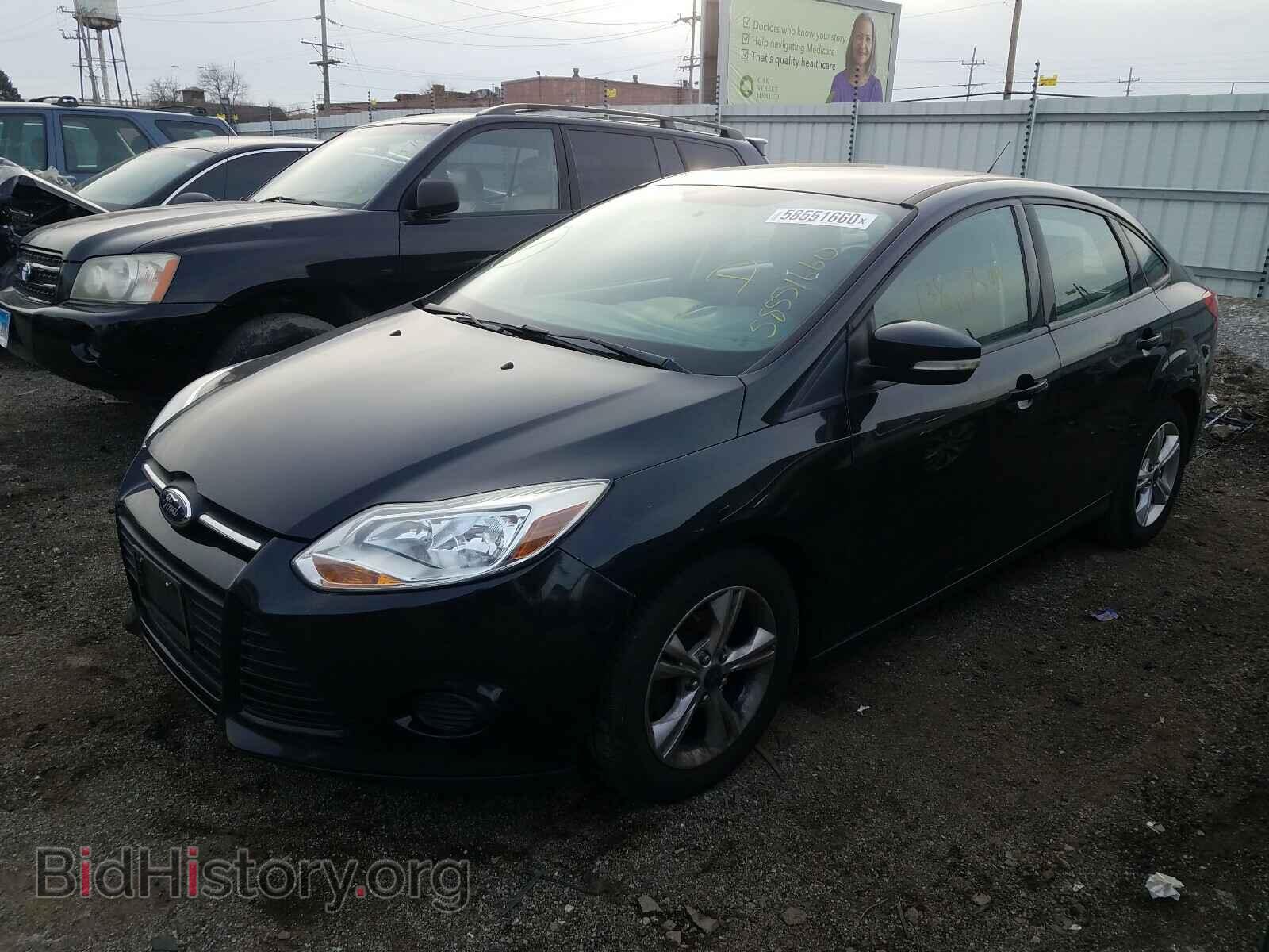 2014 FORD FOCUS - VIN: 1FADP3F28EL393295 - Фото 2