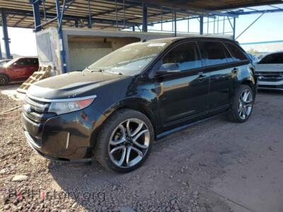 2013 Ford EDGE Sport, черный — VIN 2FMDK4AK5DBE20212, Copart