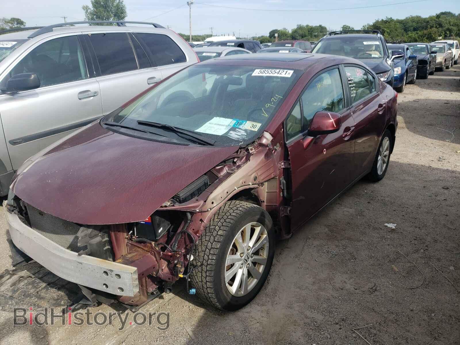 2012 HONDA CIVIC - VIN: 2HGFB2F98CH513987 - Фото 2