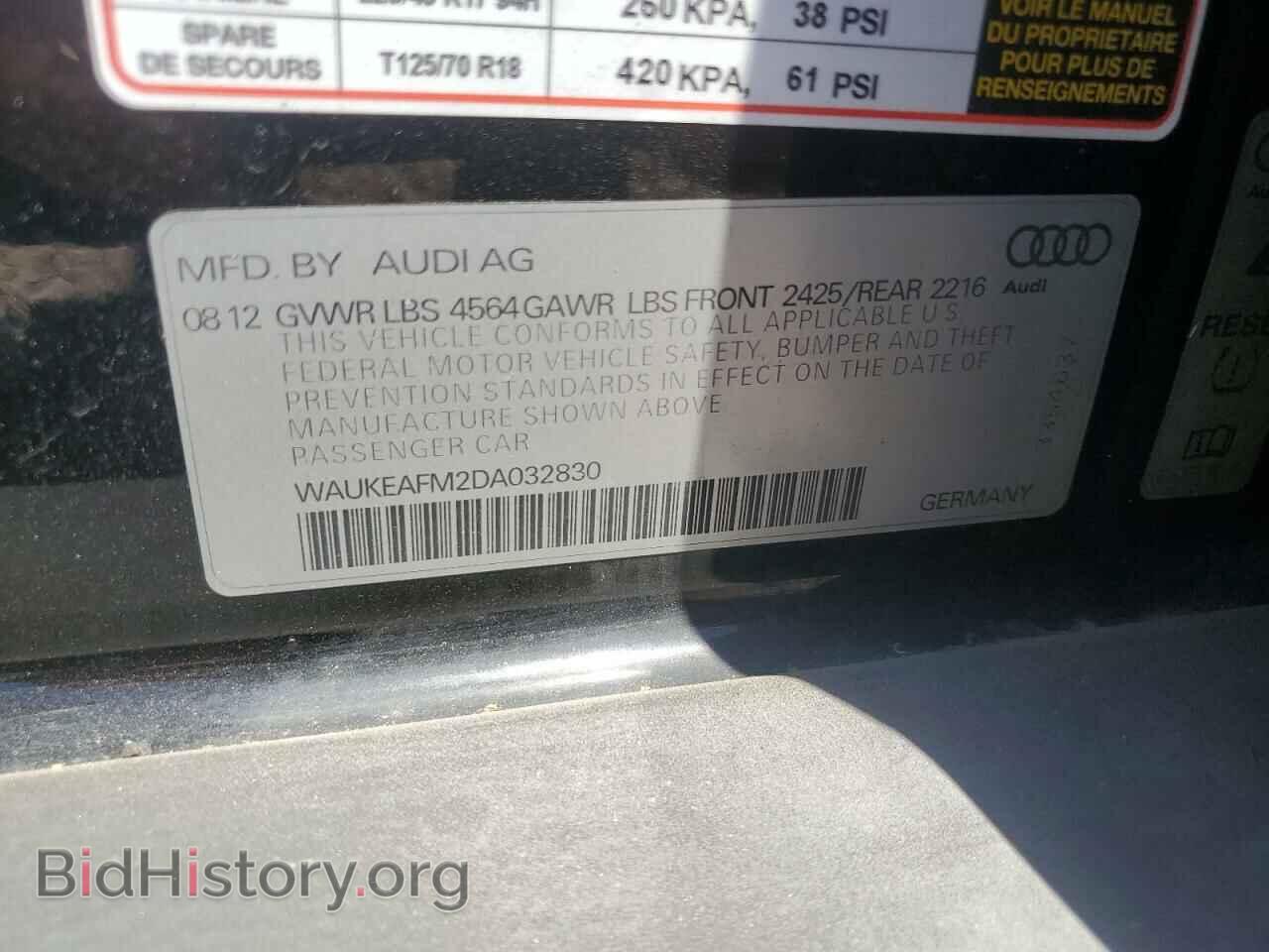 2013 AUDI A3 - VIN: WAUKEAFM2DA032830 - Photo 13