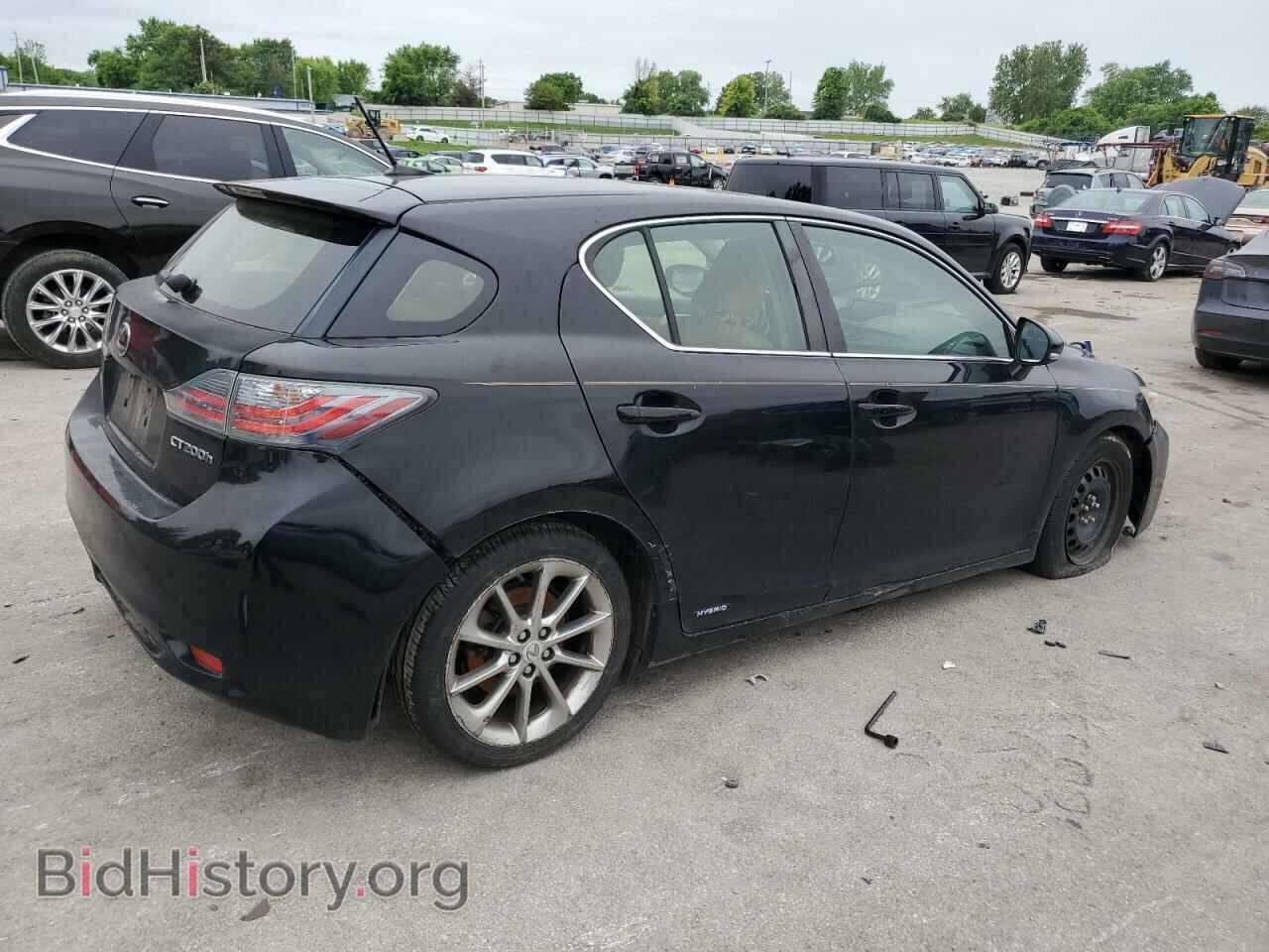 2012 LEXUS CT 200 - VIN: JTHKD5BH5C2103693 - Фото 3