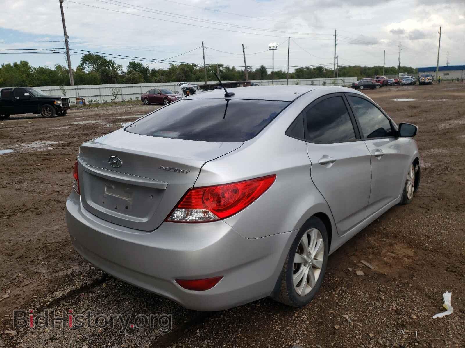 2012 HYUNDAI ACCENT - VIN: KMHCU4AE6CU141330 - Фото 4