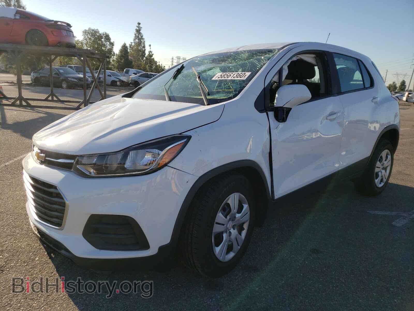 2017 CHEVROLET TRAX - VIN: KL7CJKSB2HB089183 - Фото 2