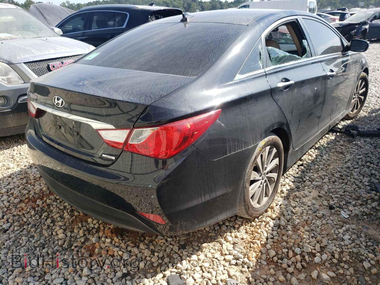 2014 HYUNDAI SONATA - VIN: 5NPEC4AC2EH910773 - Фото 4