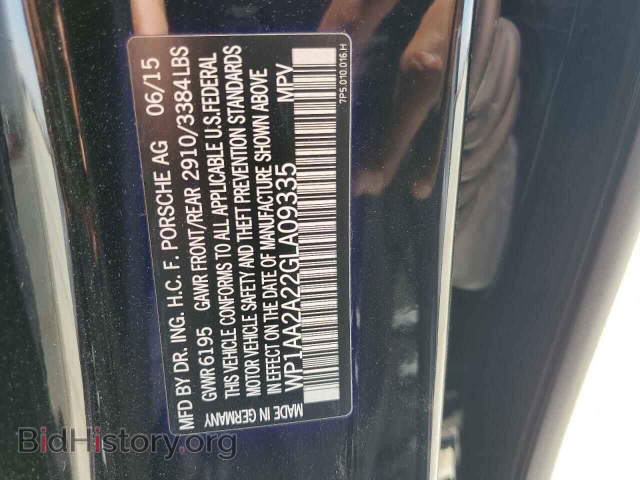 2016 PORSCHE CAYENNE - VIN: WP1AA2A22GLA09335 - Фото 13