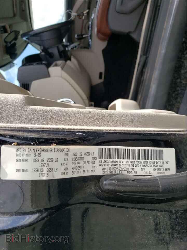 2006 JEEP COMMANDER - VIN: 1J8HH58N56C125598 - Фото 10