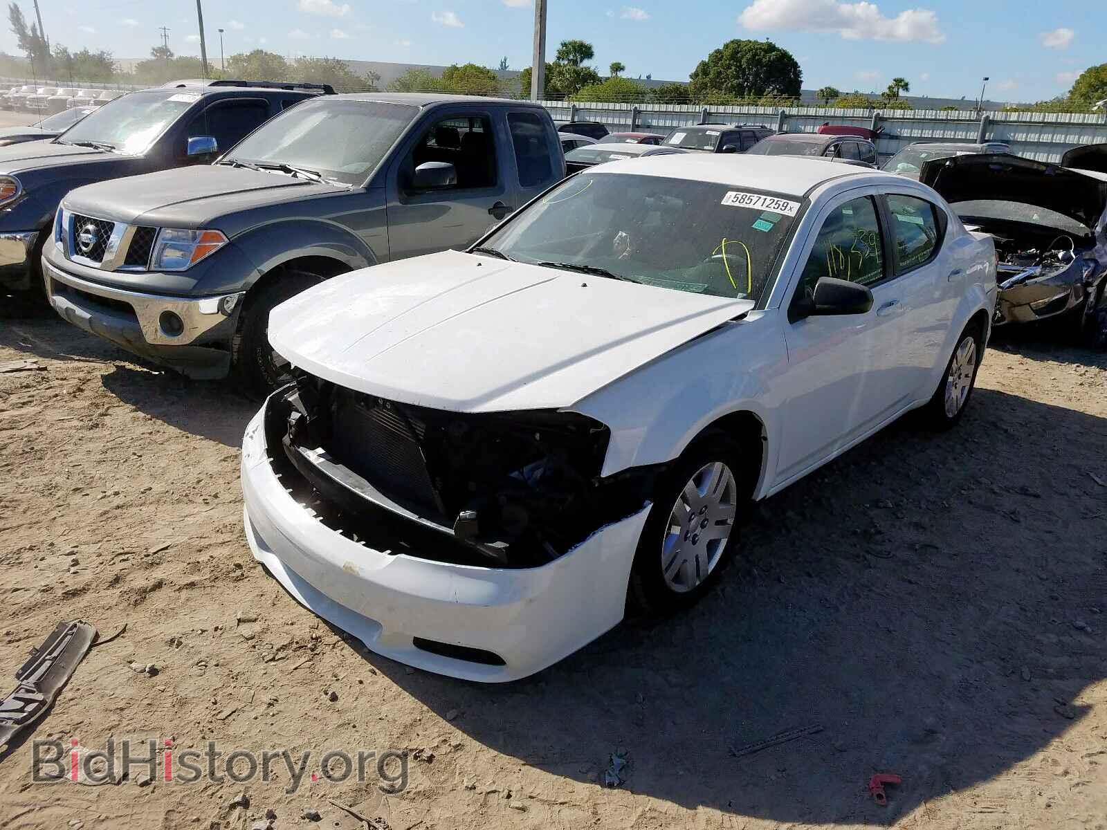 2014 DODGE AVENGER - VIN: 1C3CDZAB3EN215408 - Фото 2
