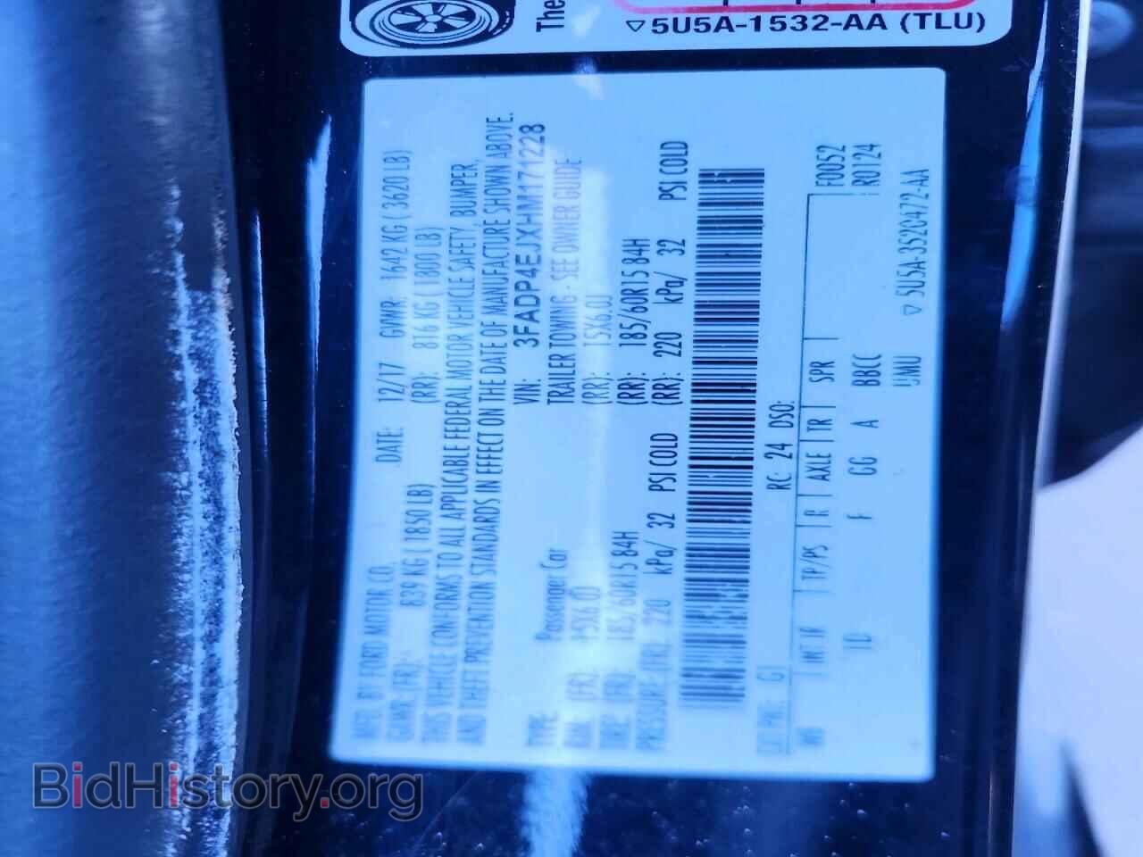 2017 FORD FIESTA - VIN: 3FADP4EJXHM171228 - Photo 12