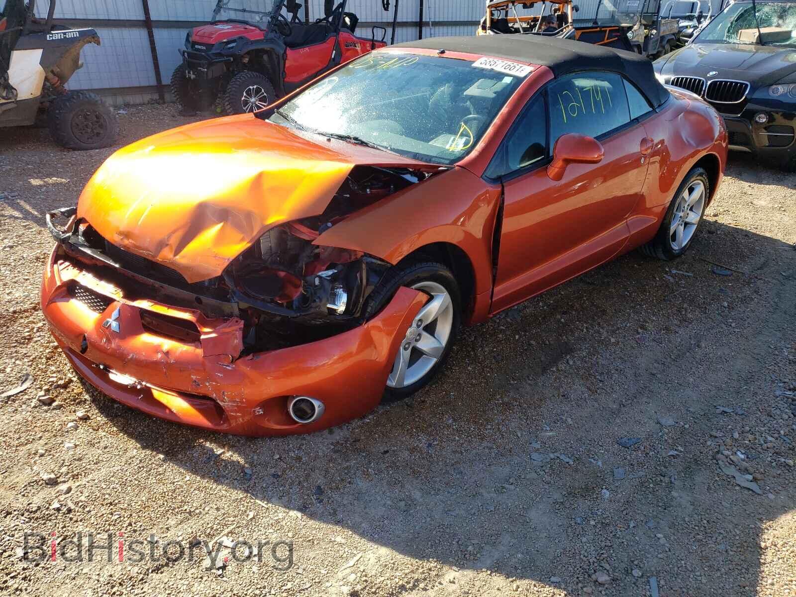 2008 MITSUBISHI ECLIPSE - VIN: 4A3AL25F18E003800 - Фото 2