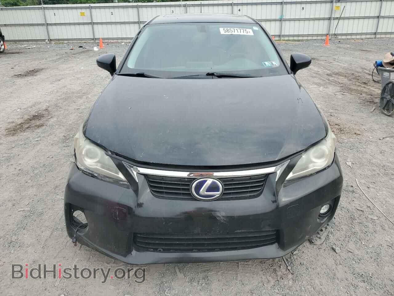 2012 LEXUS CT 200 - VIN: JTHKD5BH1C2090215 - Фото 5