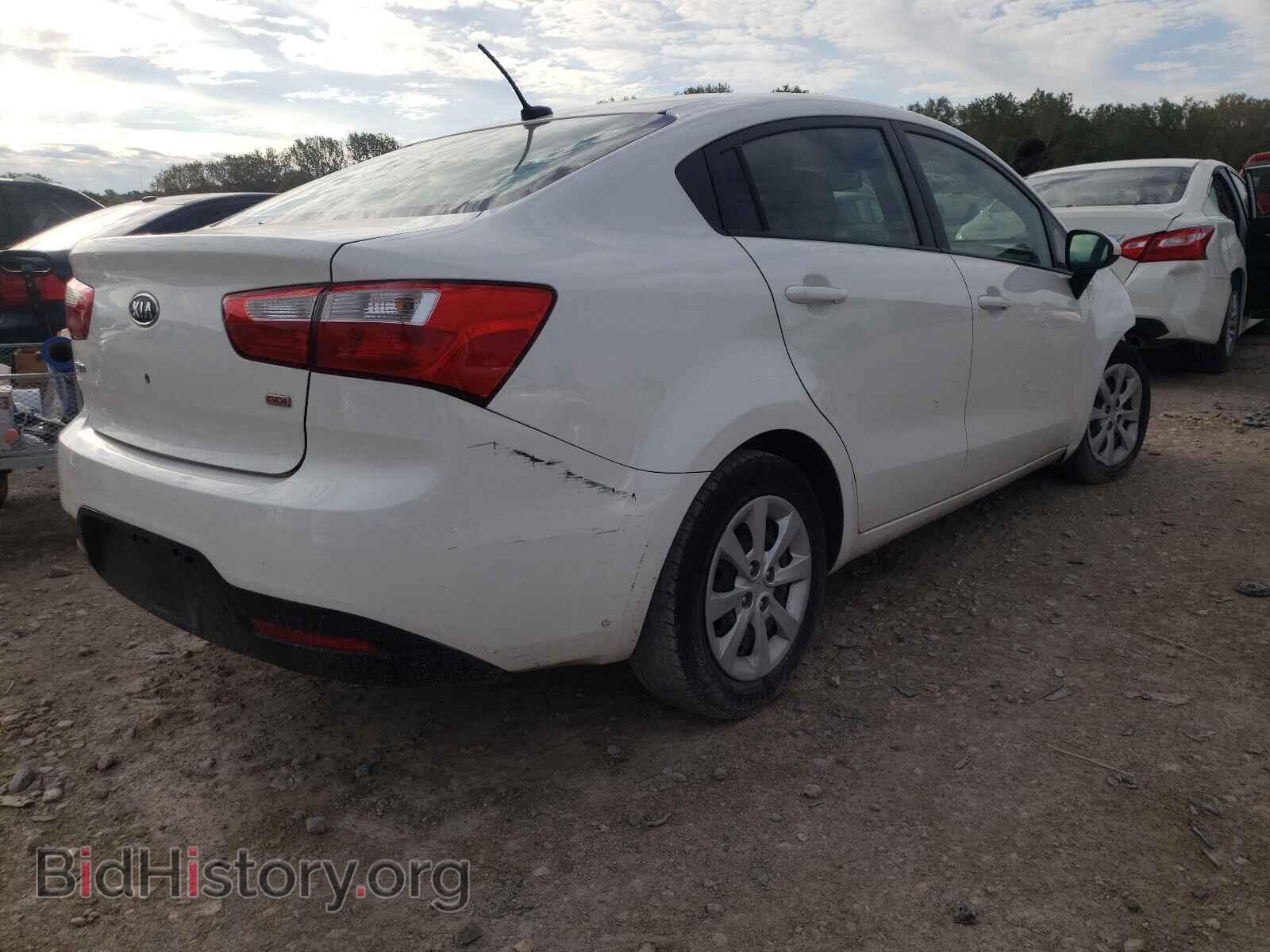 2012 KIA RIO - VIN: KNADM4A39C6086381 - Фото 4