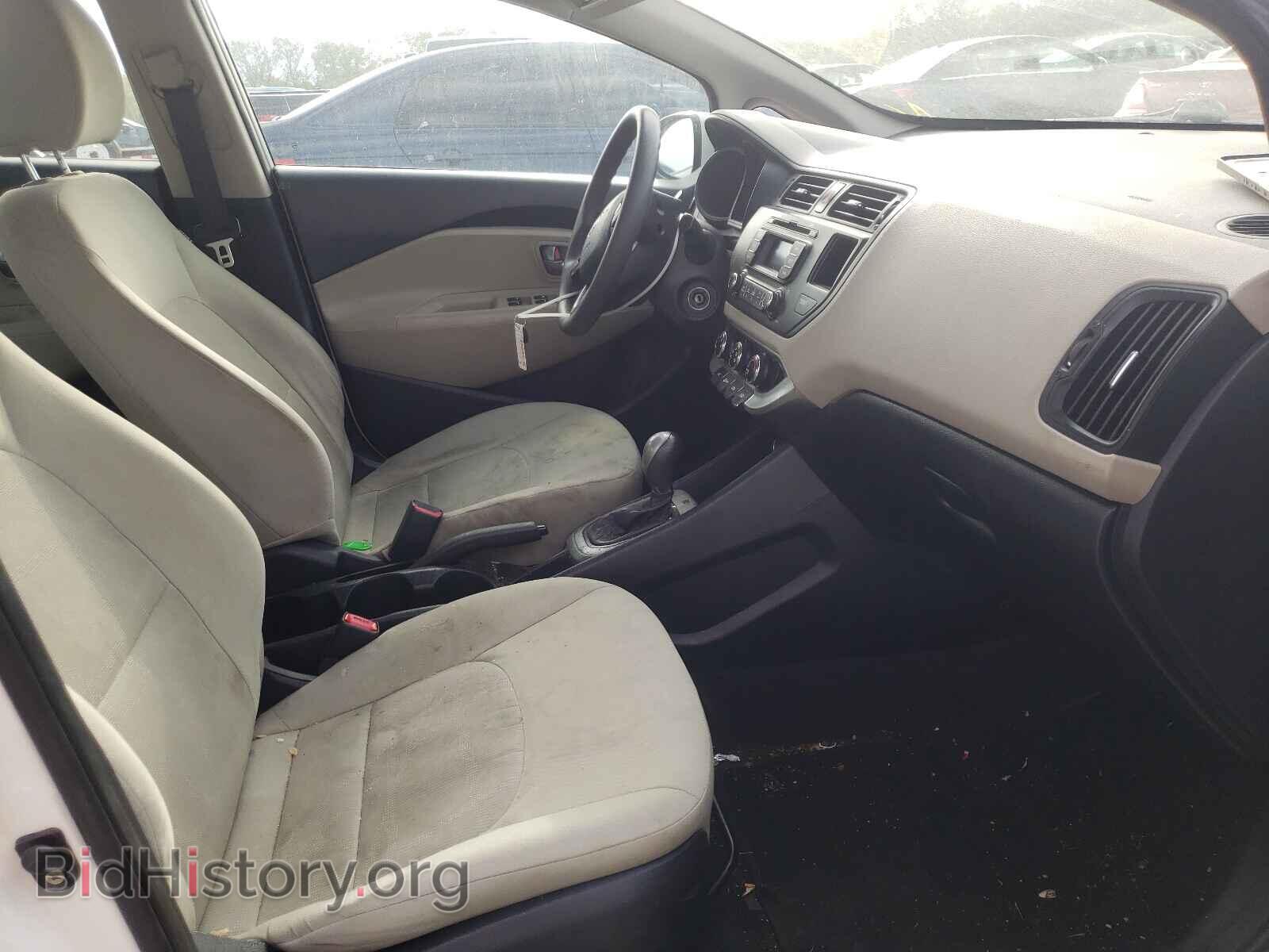 2012 KIA RIO - VIN: KNADM4A39C6086381 - Фото 5
