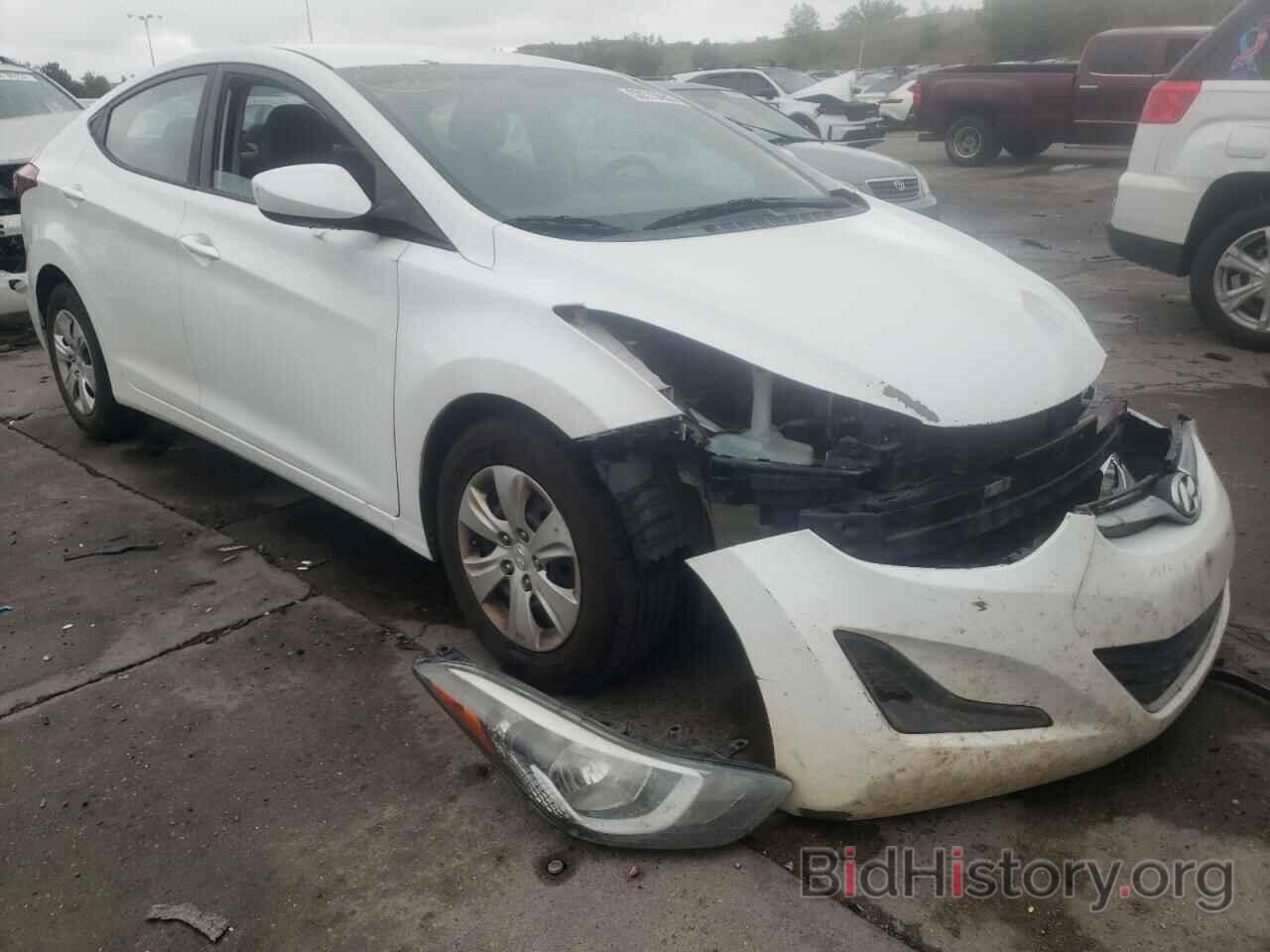 Photo 5NPDH4AE9GH716632 - HYUNDAI ELANTRA 2016