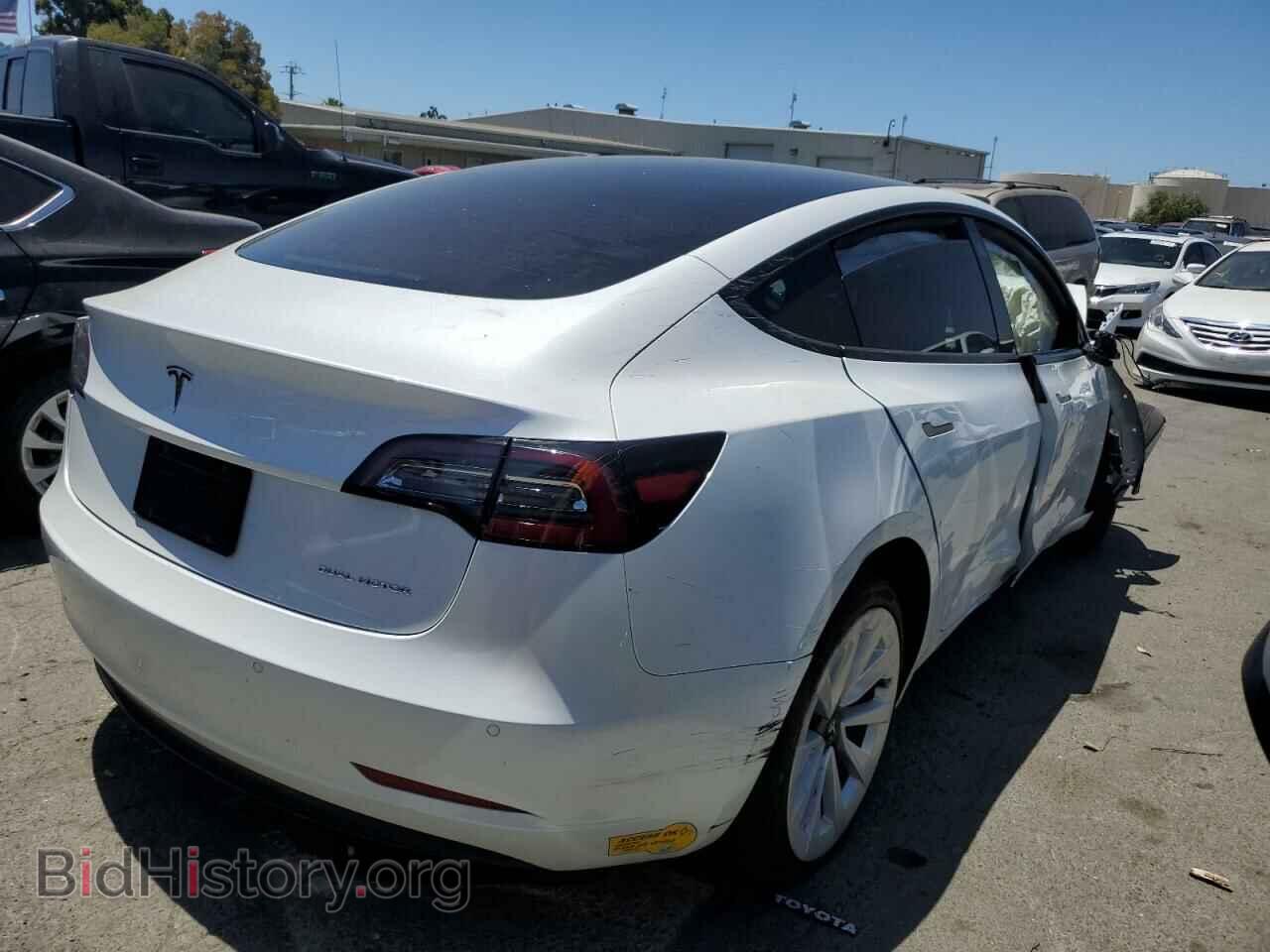 2021 TESLA MODEL 3 - VIN: 5YJ3E1EB0MF015636 - Фото 3