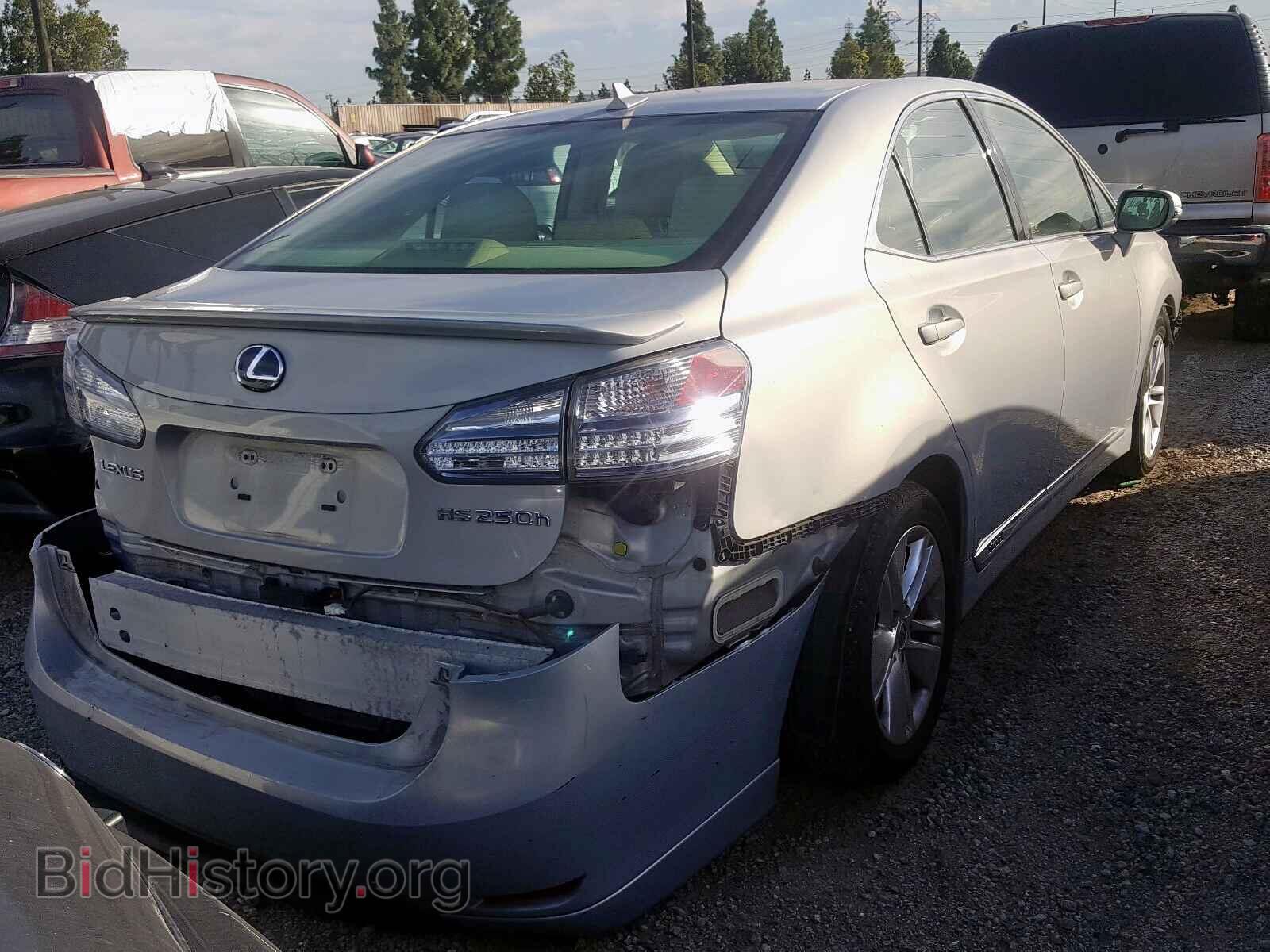 2010 LEXUS HS - VIN: JTHBB1BA4A2014132 - Фото 4