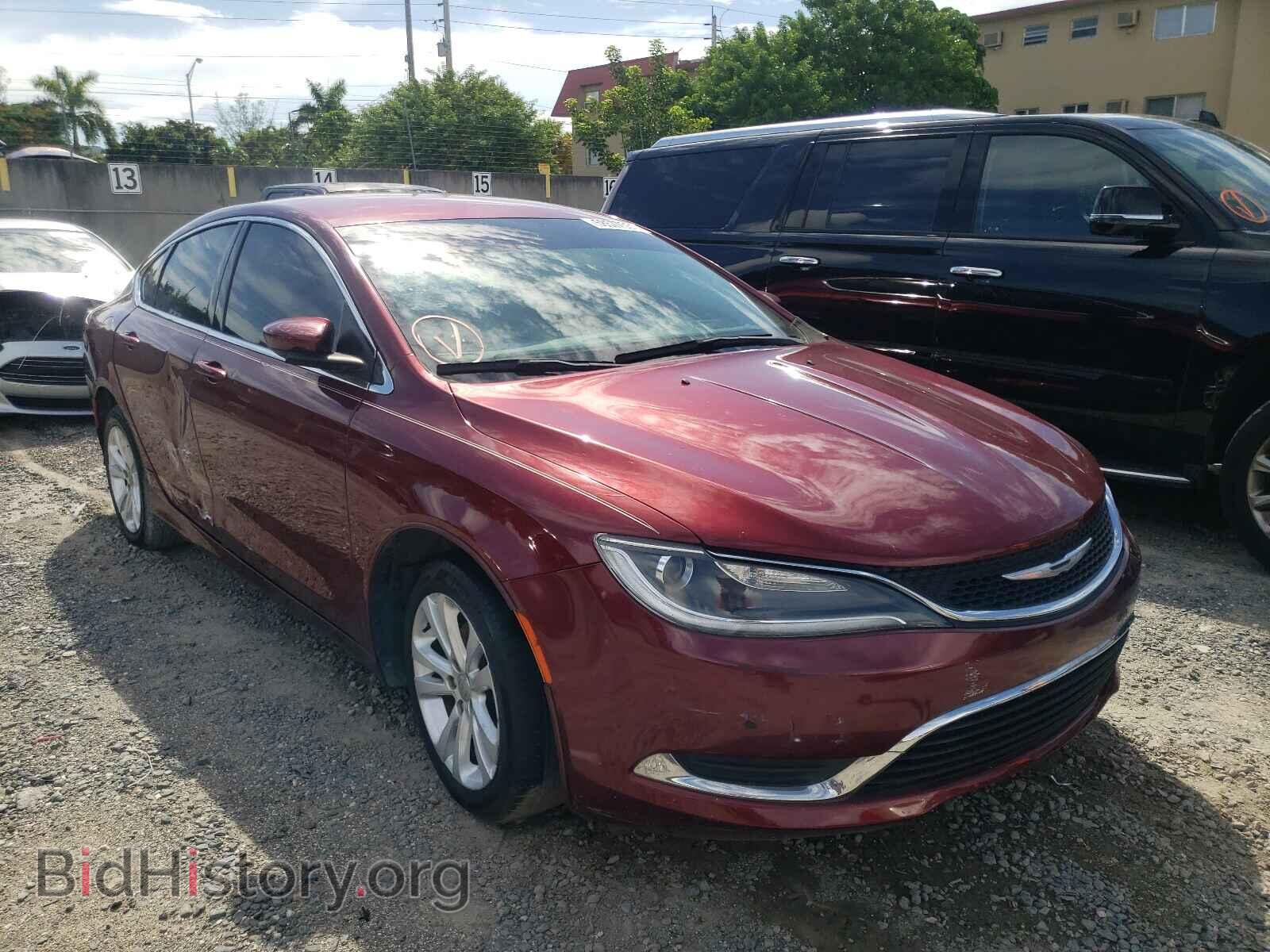 Фотография 1C3CCCAB4FN521311 - CHRYSLER 200 2015