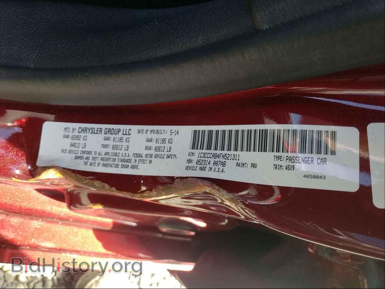 2015 CHRYSLER 200 - VIN: 1C3CCCAB4FN521311 - Фото 10
