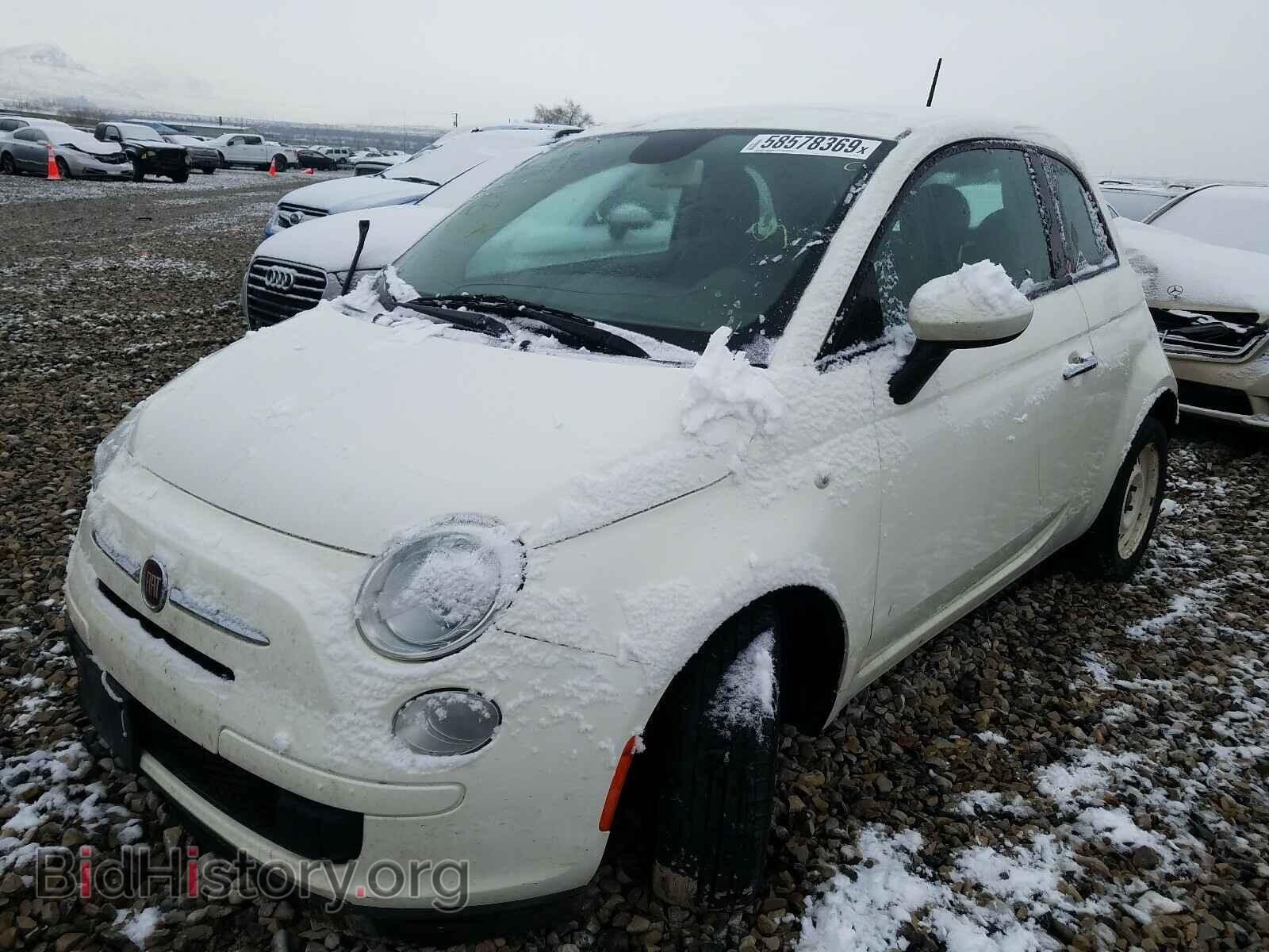 2013 FIAT 500 - VIN: 3C3CFFAR1DT754792 - Фото 2
