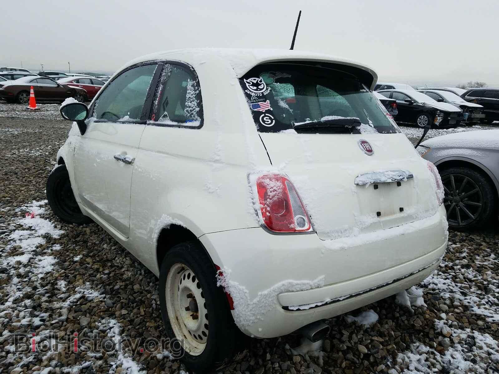 2013 FIAT 500 - VIN: 3C3CFFAR1DT754792 - Фото 3