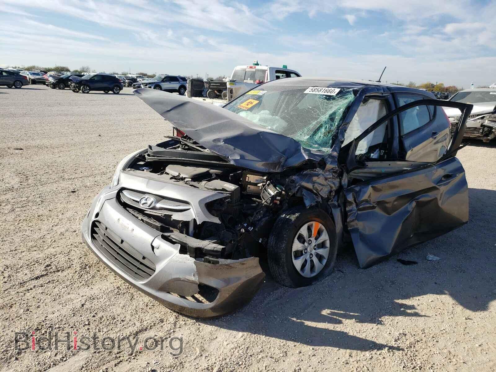 2017 HYUNDAI ACCENT - VIN: KMHCT5AEXHU322575 - Фото 2