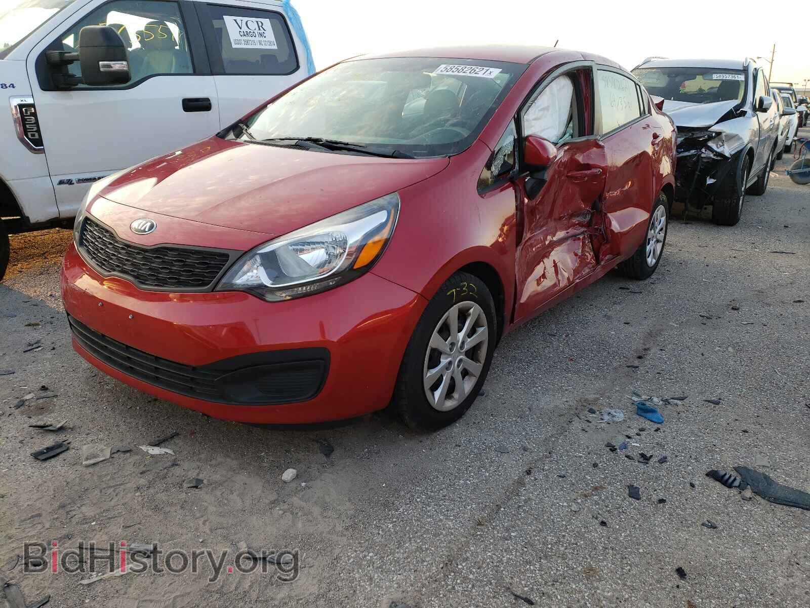 2014 KIA RIO - VIN: KNADM4A33E6419824 - Фото 2