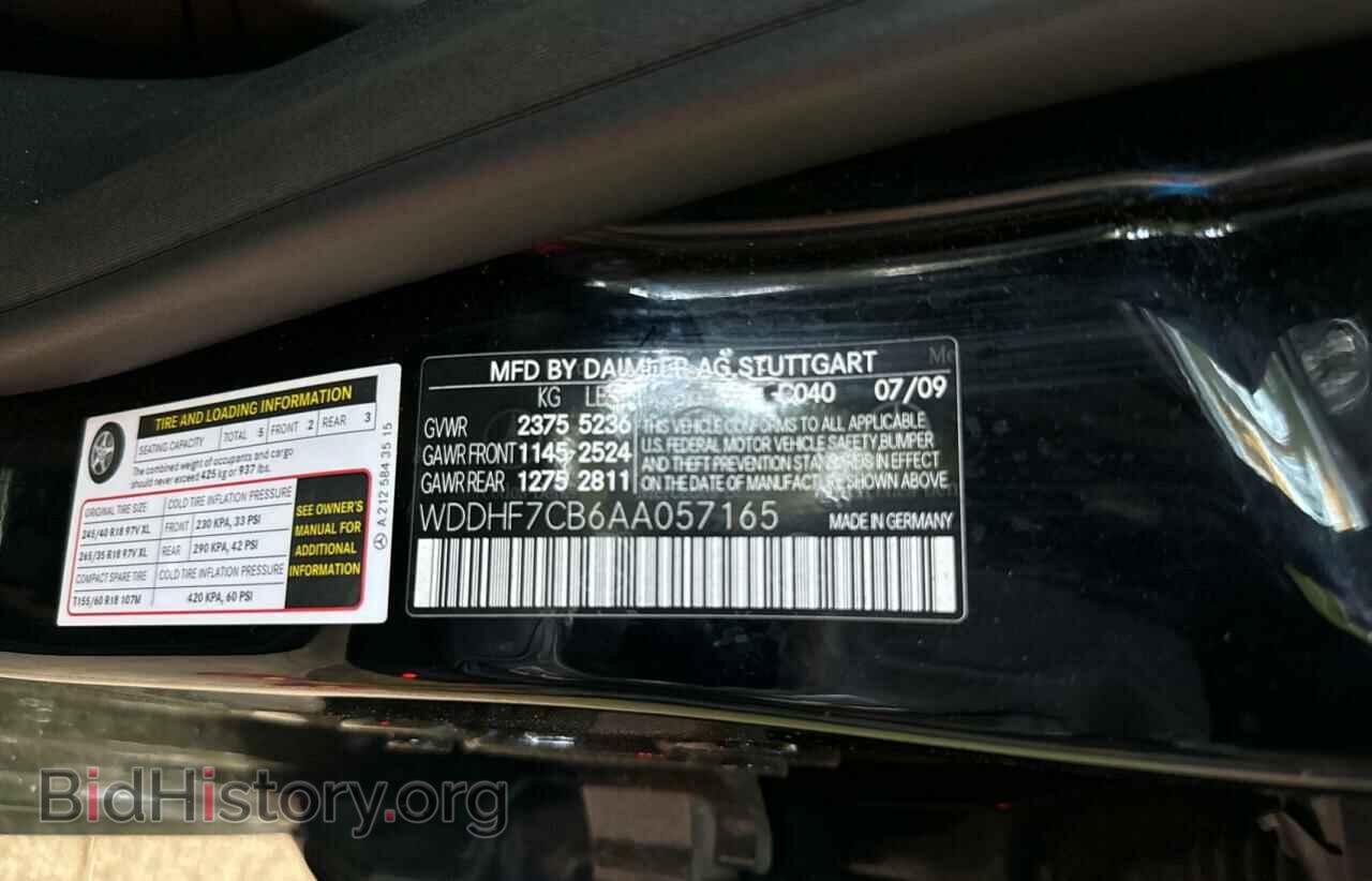 2010 MERCEDES-BENZ E-CLASS - VIN: WDDHF7CB6AA057165 - Фото 10